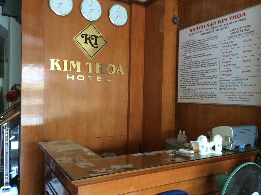 Kim Thoa Hotel Hai Phong Exteriör bild